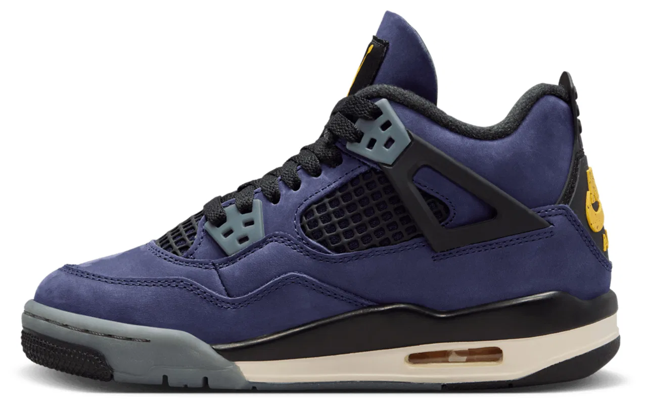 Кроссовки для мальчиков Air 4 Retro Jordan, фиолетовый/черный — фото 2