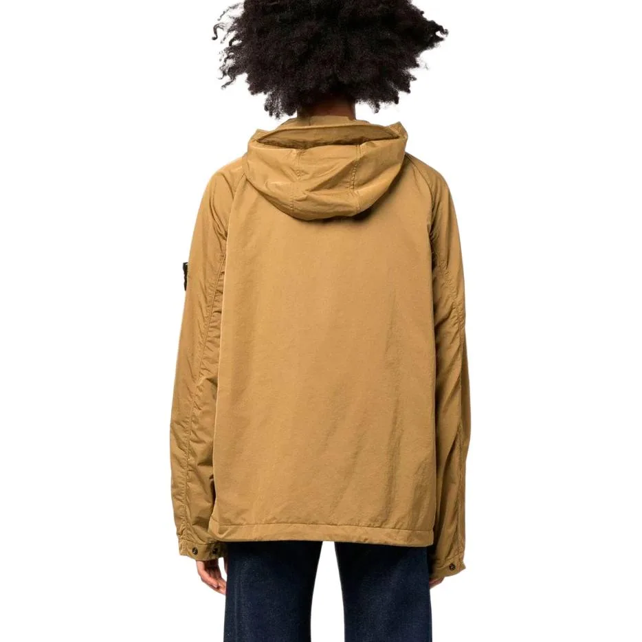 STONE ISLAND Парка с капюшоном и нашивкой Compass желтая — фото 4