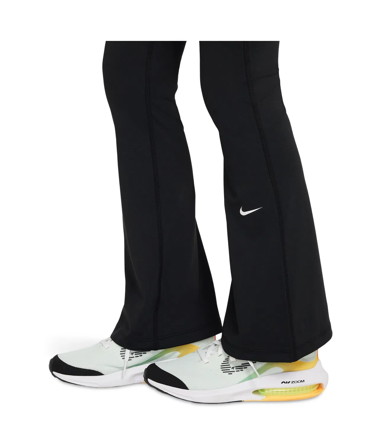 Леггинсы-клеш One Dri-FIT (для детей постарше) Nike Kids, Black/White — фото 4