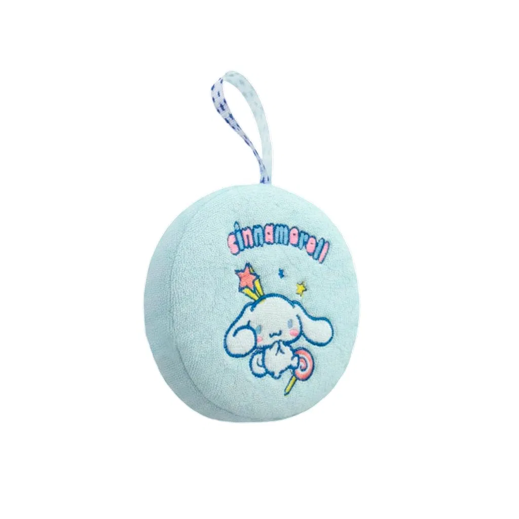 Мочалка для купания Hello Kitty, Cinnamoroll, Beauty in the air, 1 шт, розовая — фото 2