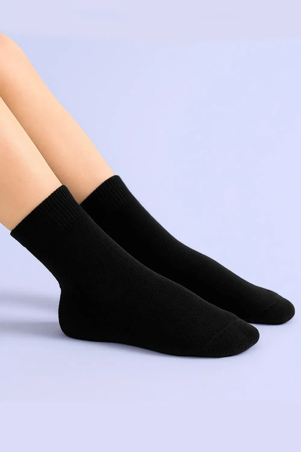 Комплект из 4 пар носков из бамбука сенсорные мягкие дышащие Dr.Socks, Black — фото 4