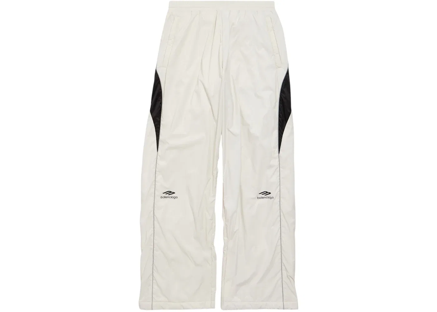 Мужские спортивные брюки-траксьют Pants Balenciaga, Chalky White/Black