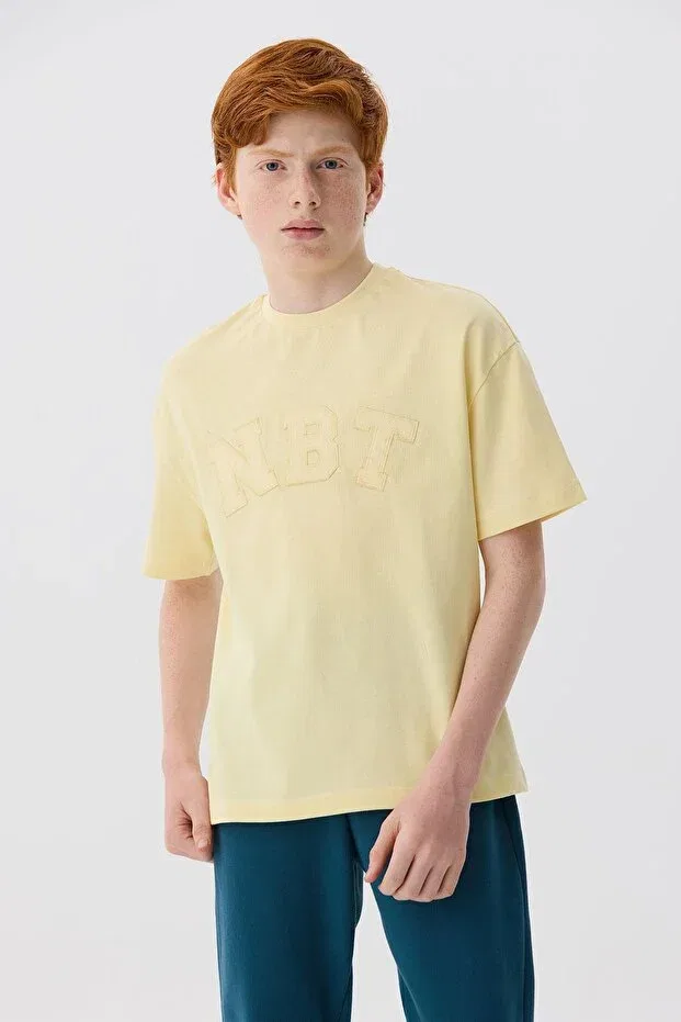 Детская футболка для мальчиков хлопковая Nebbati, Yellow — фото 2