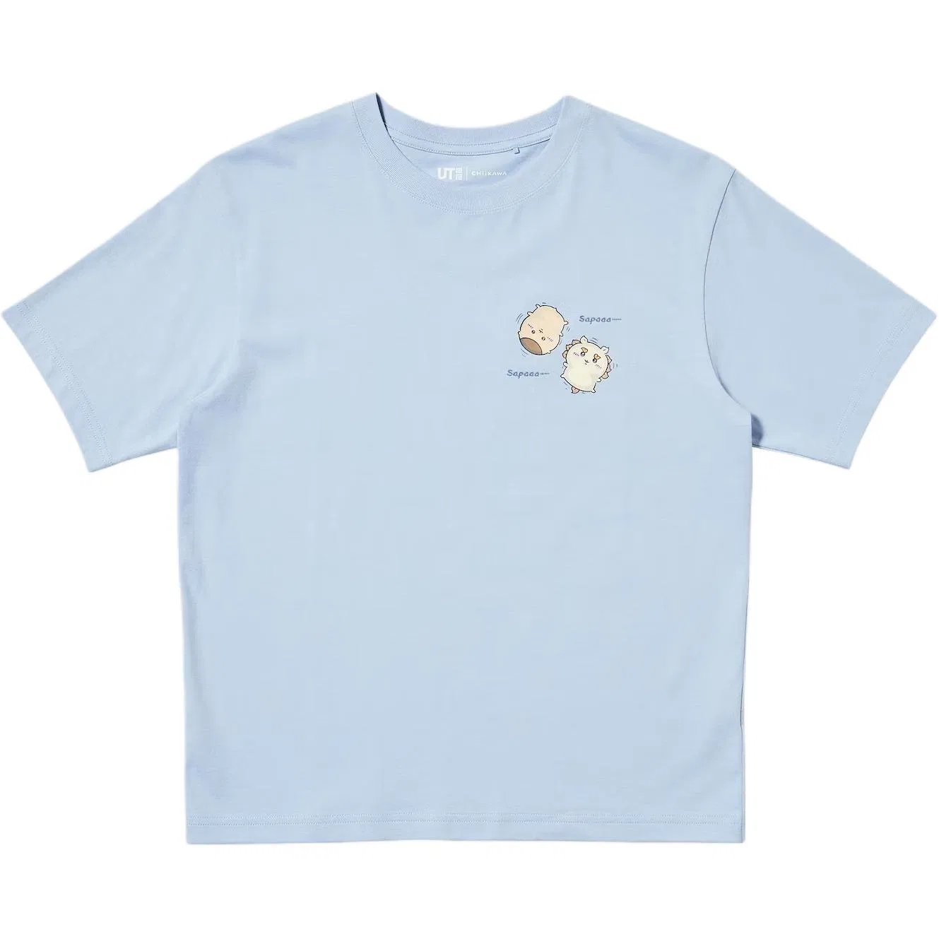 Женская футболка с принтом X Chiikawa синяя UNIQLO, Blue