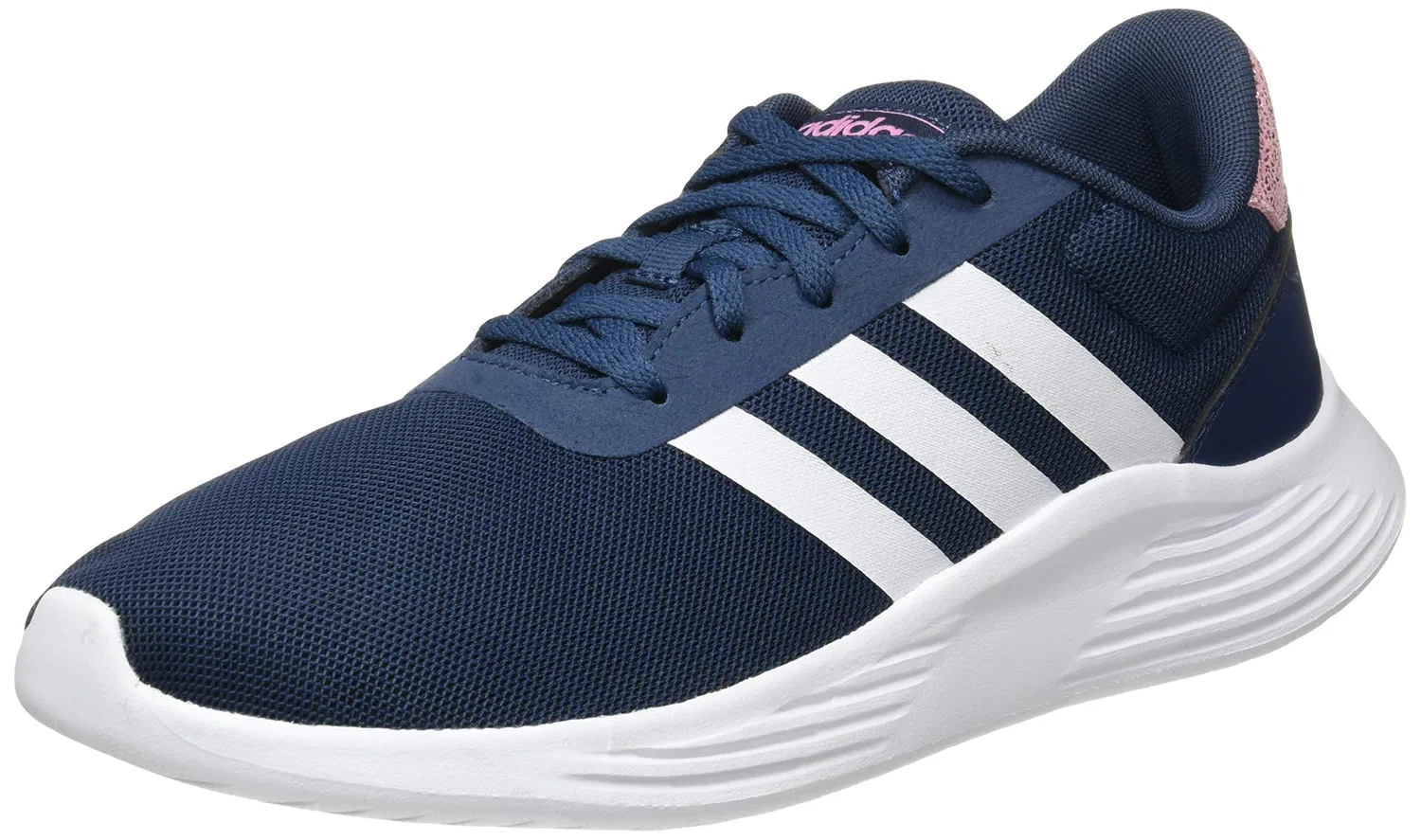 Детские кроссовки для мальчиков с сетчатым верхом Lite Racer 2.0 Adidas, Crew Navy Ftwr White Clear Lilac