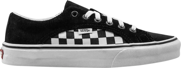 

Кеды Vans Lampin Checkerboard Corduroy - Black, черный