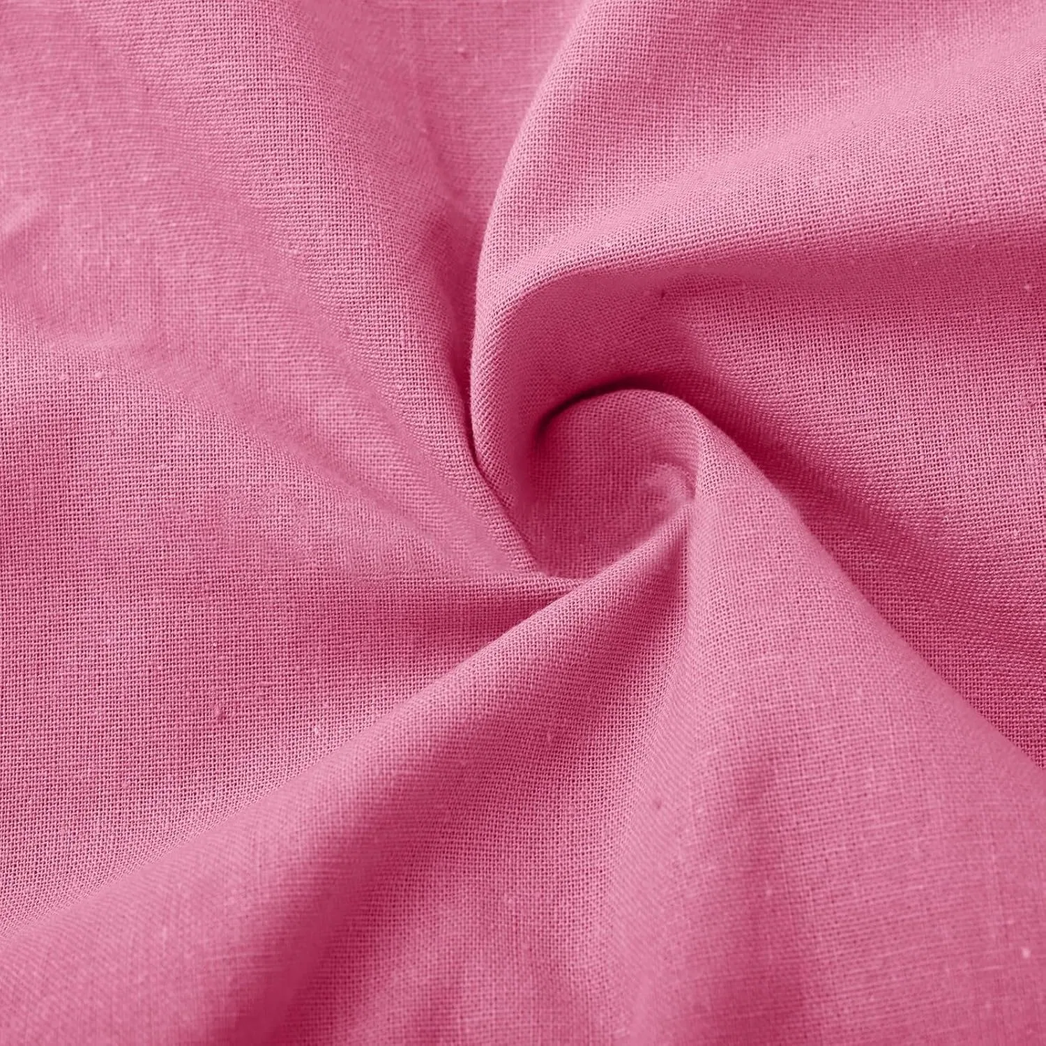 Женское летнее платье макси на пуговицах V-образным вырезом, Pink — фото 2