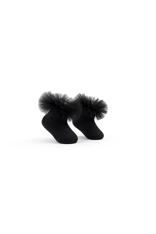Детские носки для девочек с рисунком Olay, Black