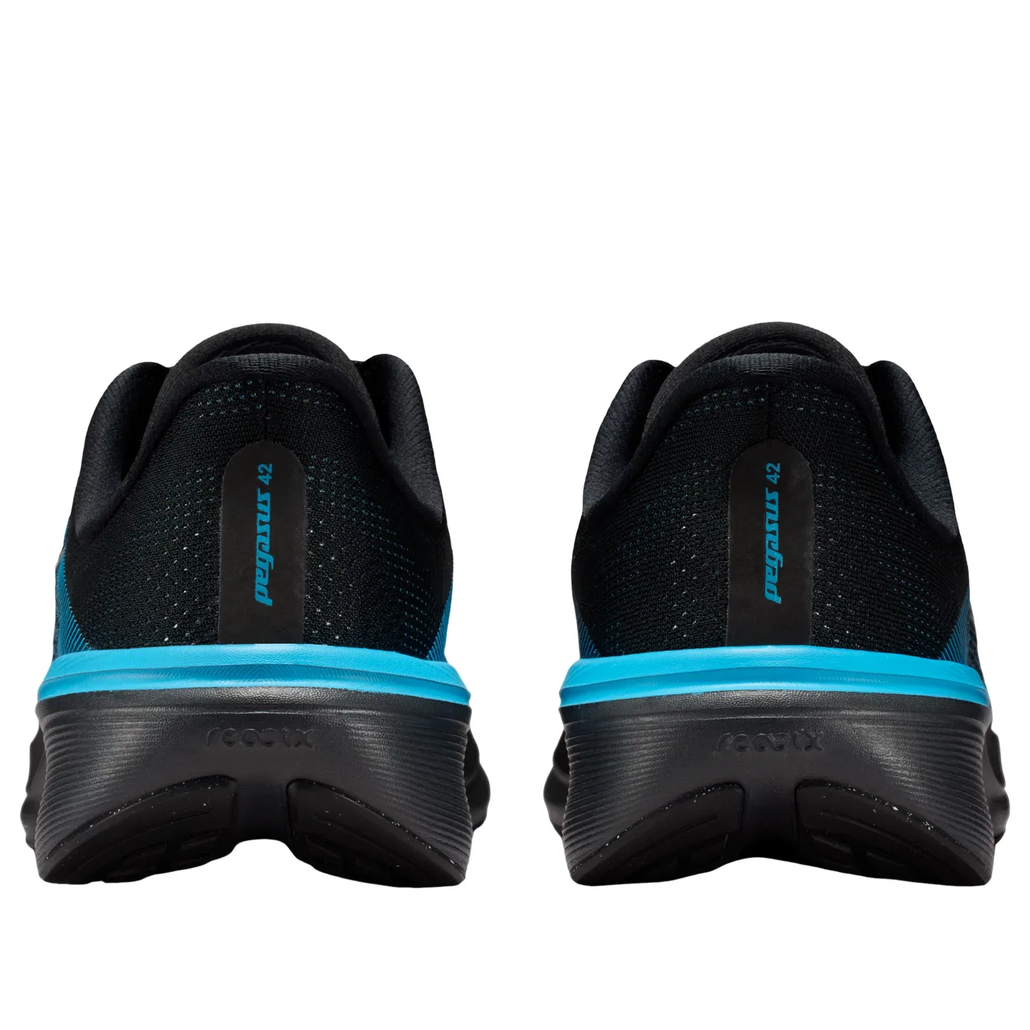 Детские кроссовки с сетчатым верхом Air Zoom Pegasus 42 'Black Blue' Nike, Black/Blue — фото 4