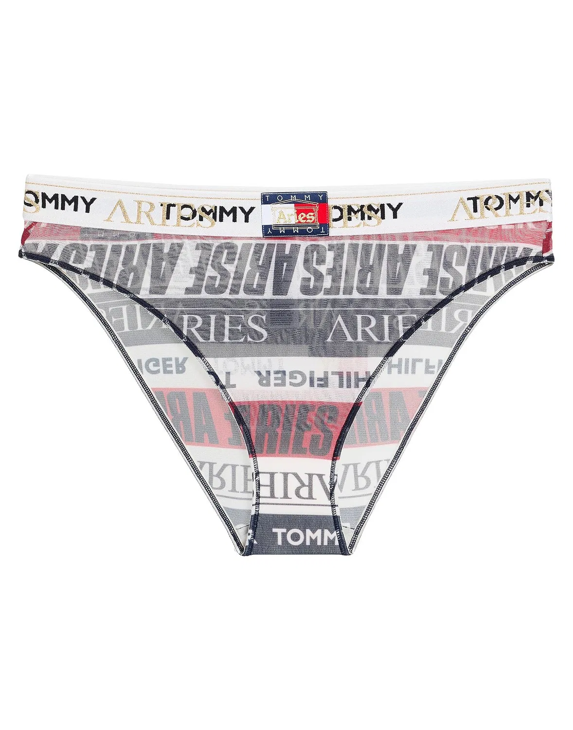 Женские трусы с логотипом Tommy X Aries Tommy HILFIGER, темно-синий