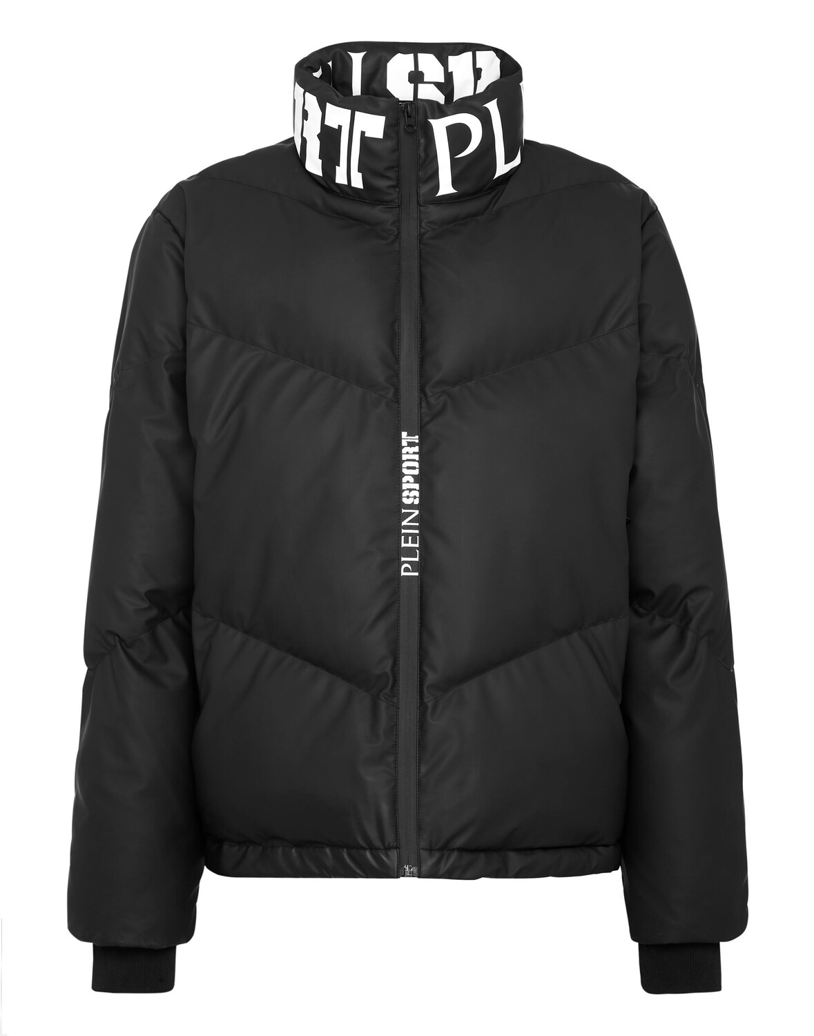 

Нейлоновый пуховик Tiger Plein Sport, черный