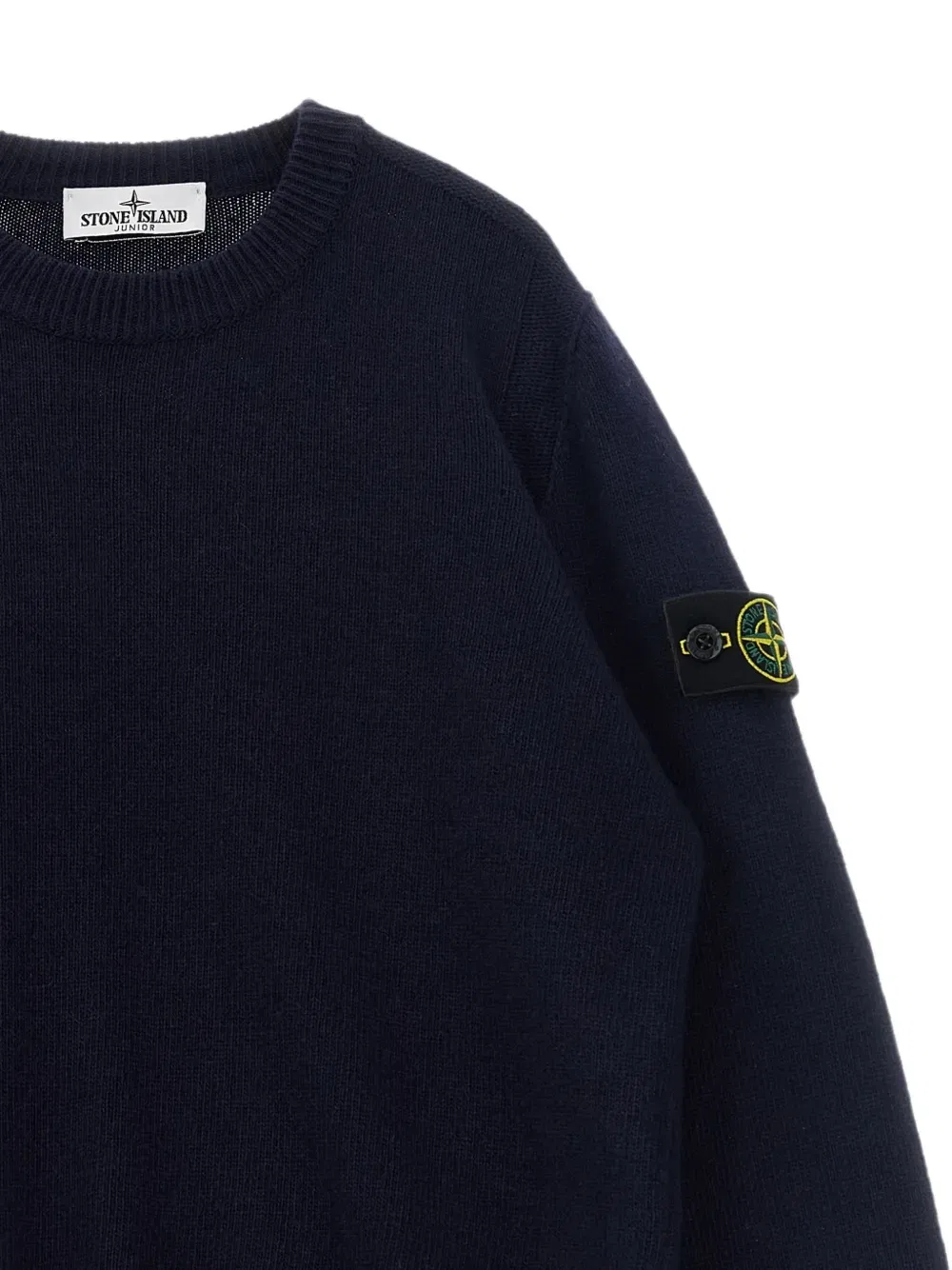 Свитер с эмблемой компаса Stone Island Junior, синий — фото 3