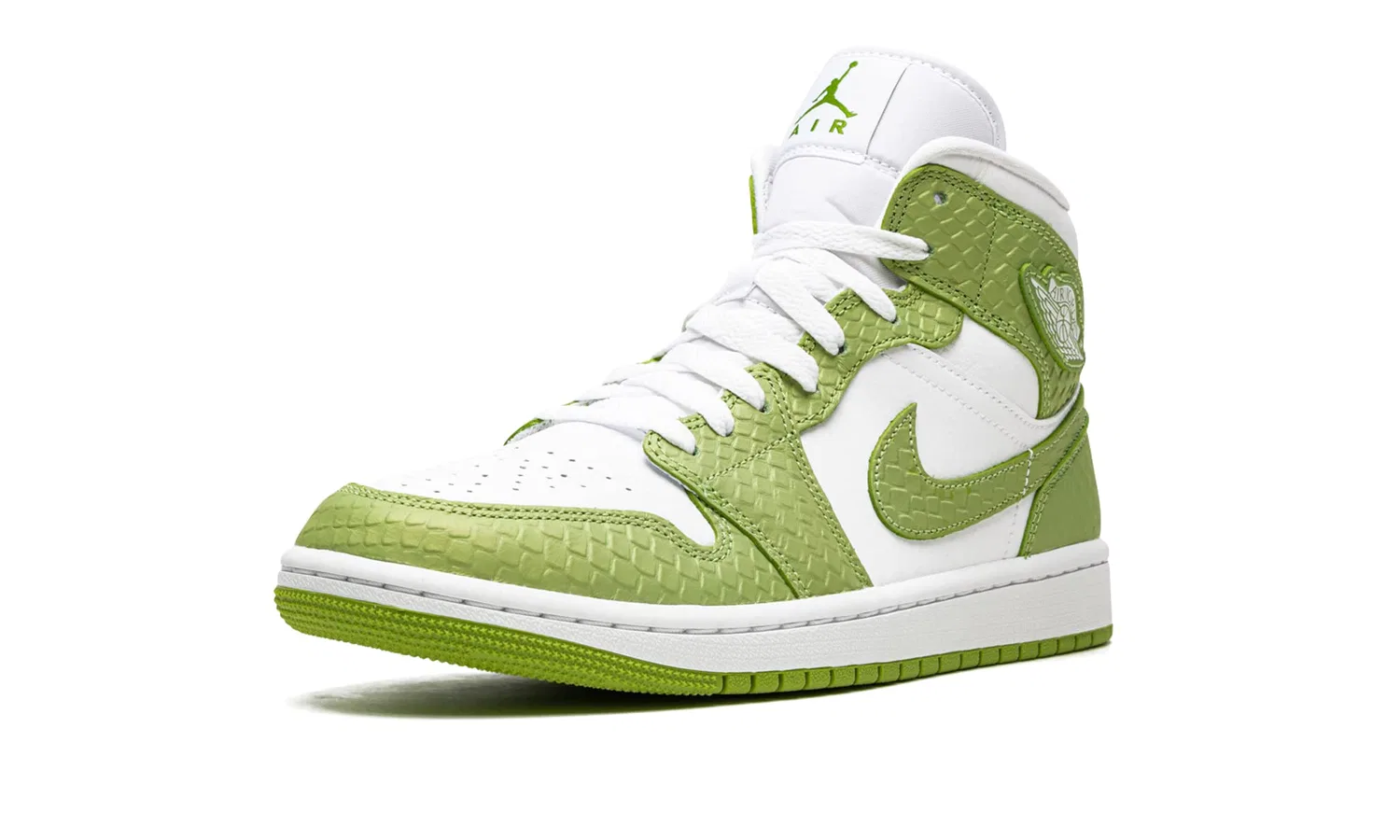 Мужская футболка с длинным рукавом NIKE, Vivid White Green White — фото 3