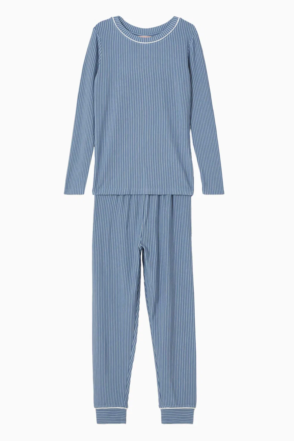 Комплект пижамный в полоску с модалом Eberjey Kids, синий