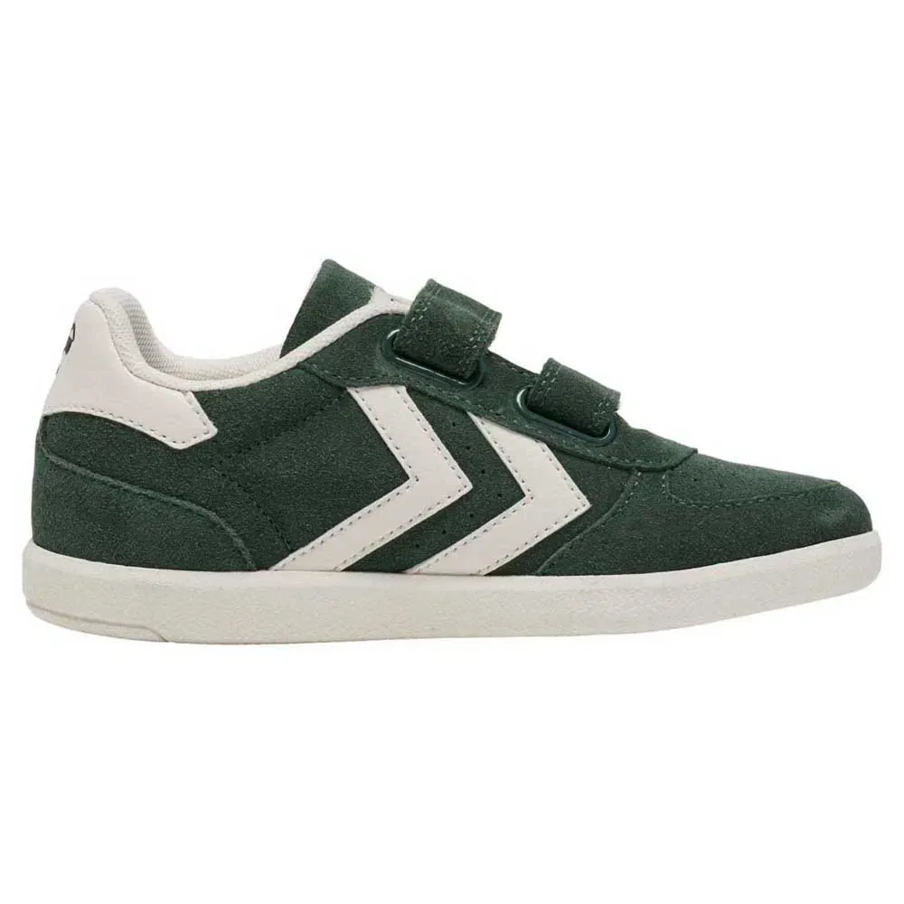 Детские кроссовки для девочек с липучками Victory Suede II Hummel, Green