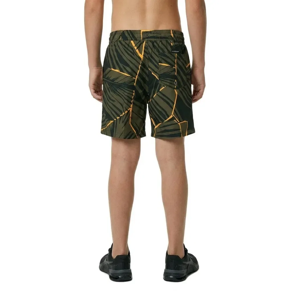Плавки Everyday Printed Volley 14'' Quiksilver, зеленый — фото 4
