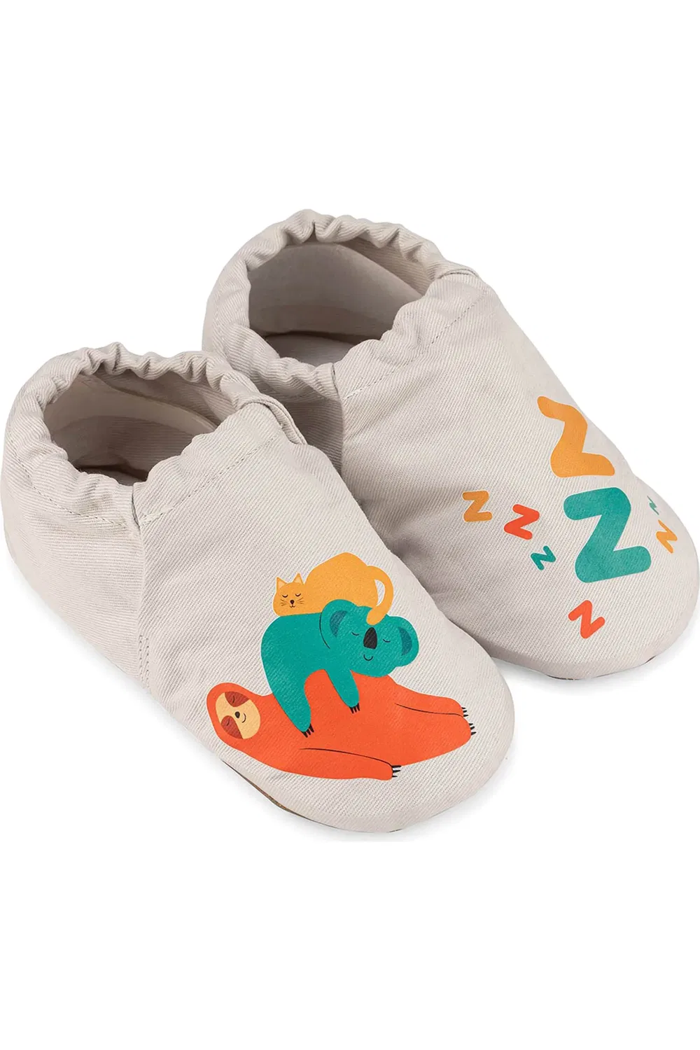 Детские тапочки slip-on с широкой колодкой Hyper Barefoot Hopfrög Kids, Cool Gray