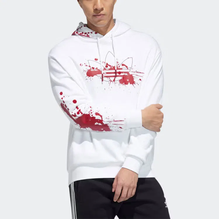 Худи с принтом Originals fp limited logo printing sports Adidas, белый — фото 2