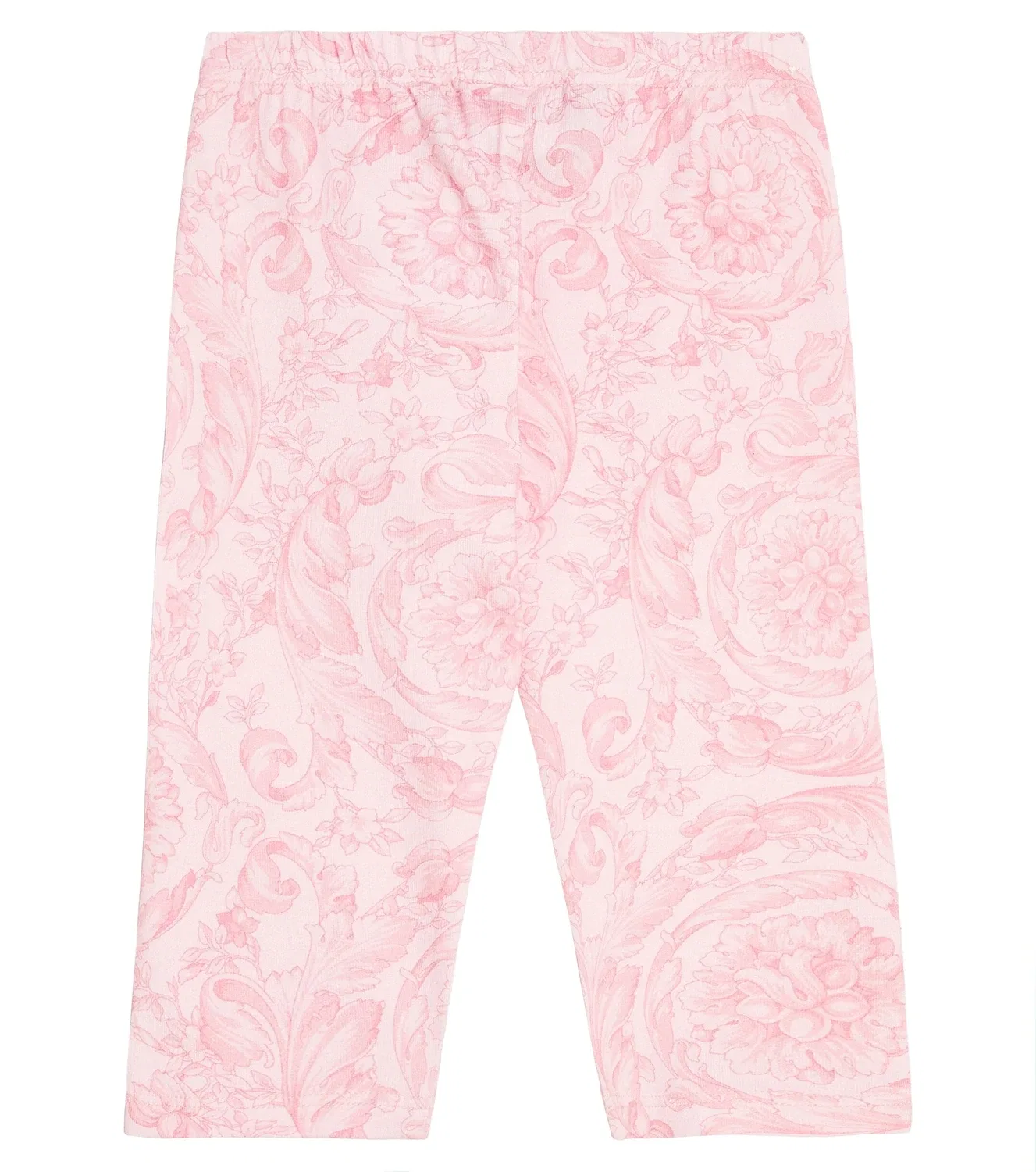 Леггинсы хлопковые Baby Barocco Versace Kids, розовый — фото 2