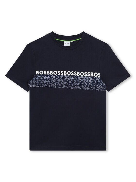 

Футболка стандартного кроя Boss, синий