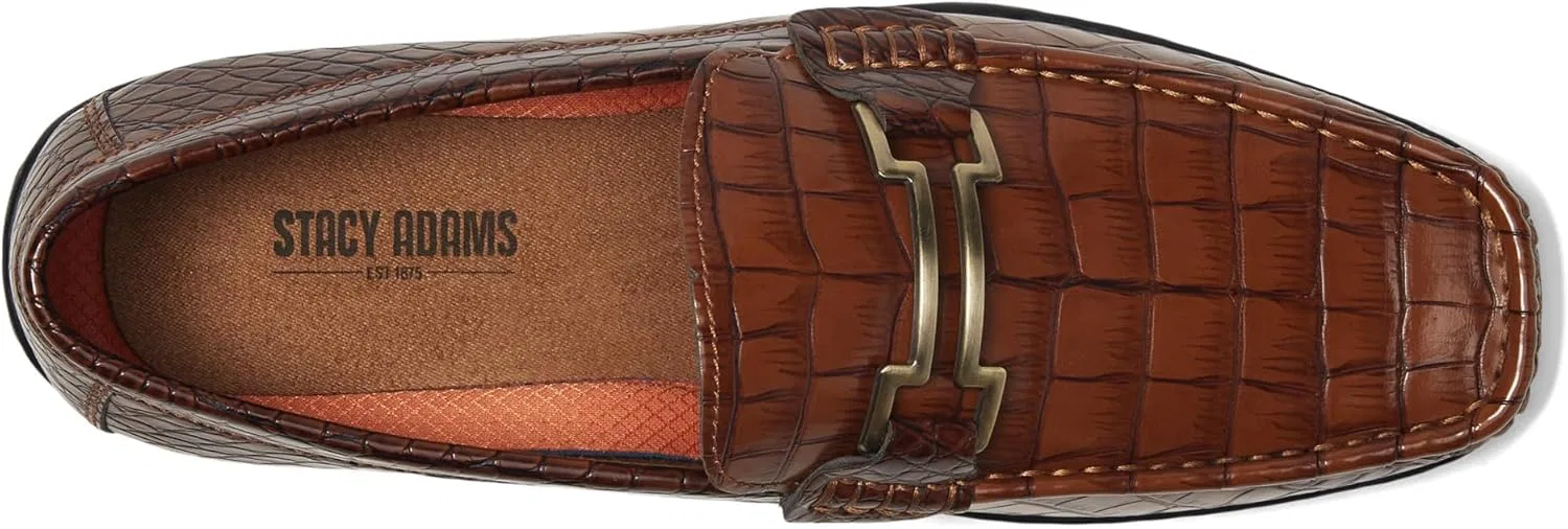 Туфли Stacy Adams Herren Embrey Moc Toe DriverSlipper, Cognac — фото 3