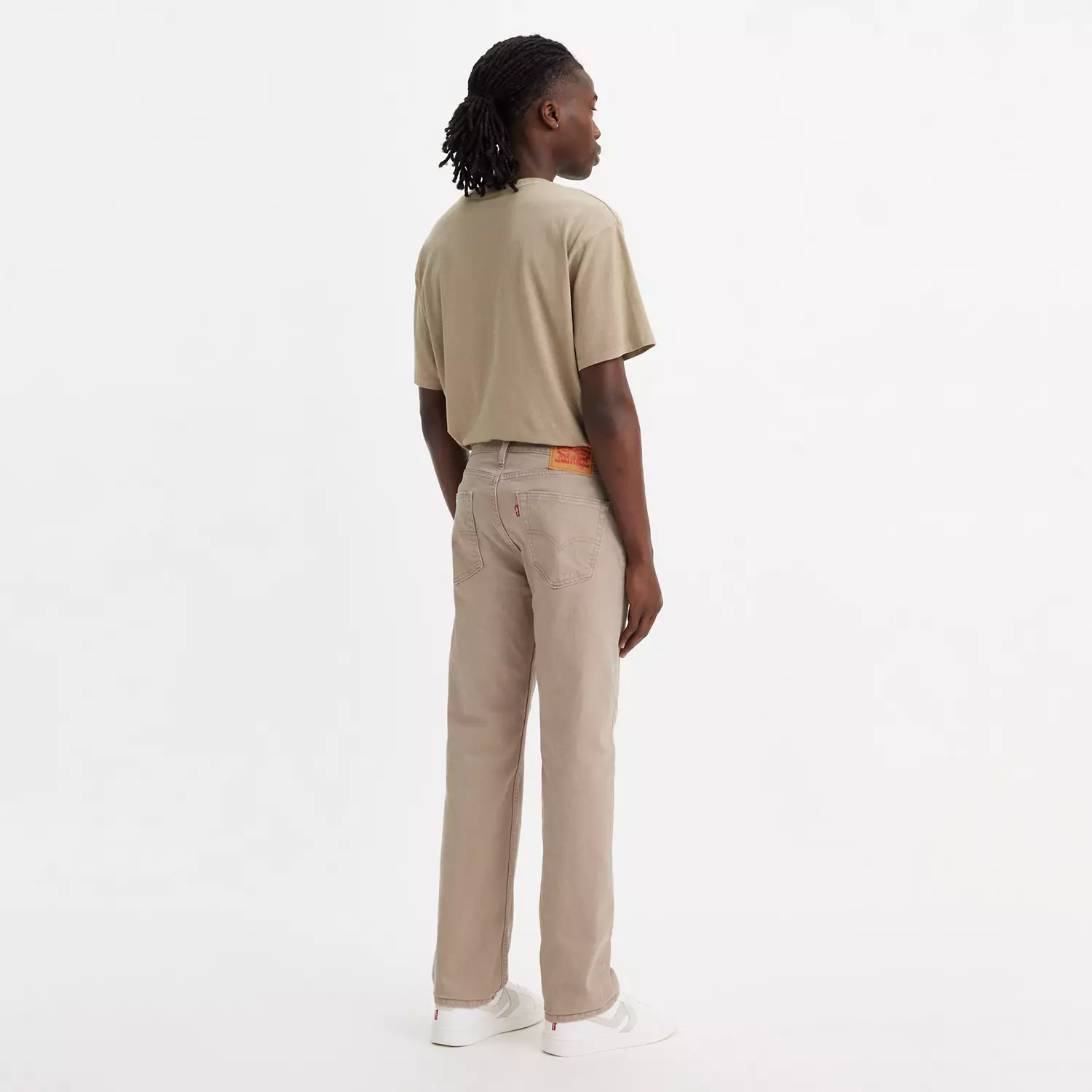 Мужские джинсы Levi's 505 Regular Fit, коричневый — фото 4