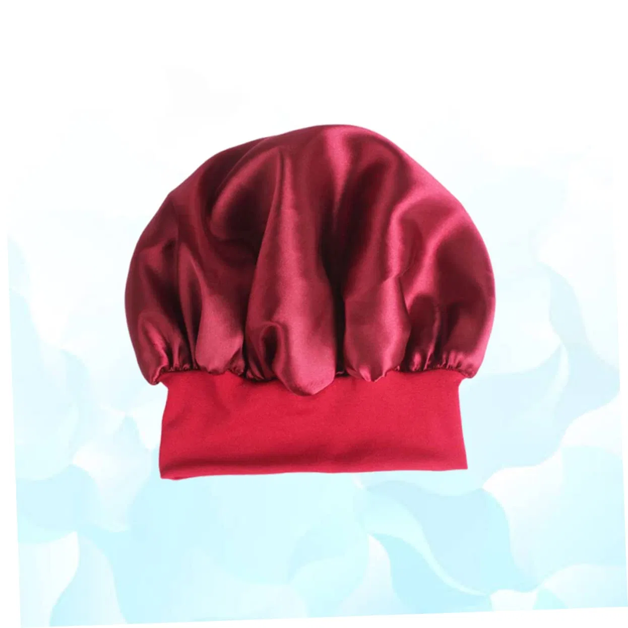Шапочка для душа Satin, Amosfun, набор 6 шт, 30x30 см, красный — фото 2