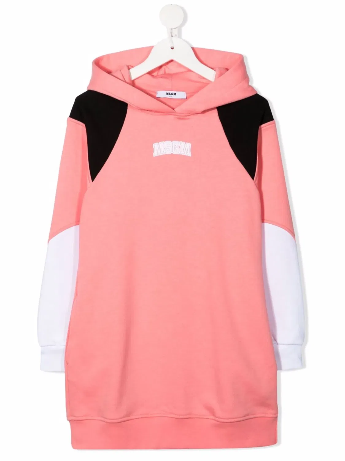 Платье-худи с логотипом MSGM, розовый