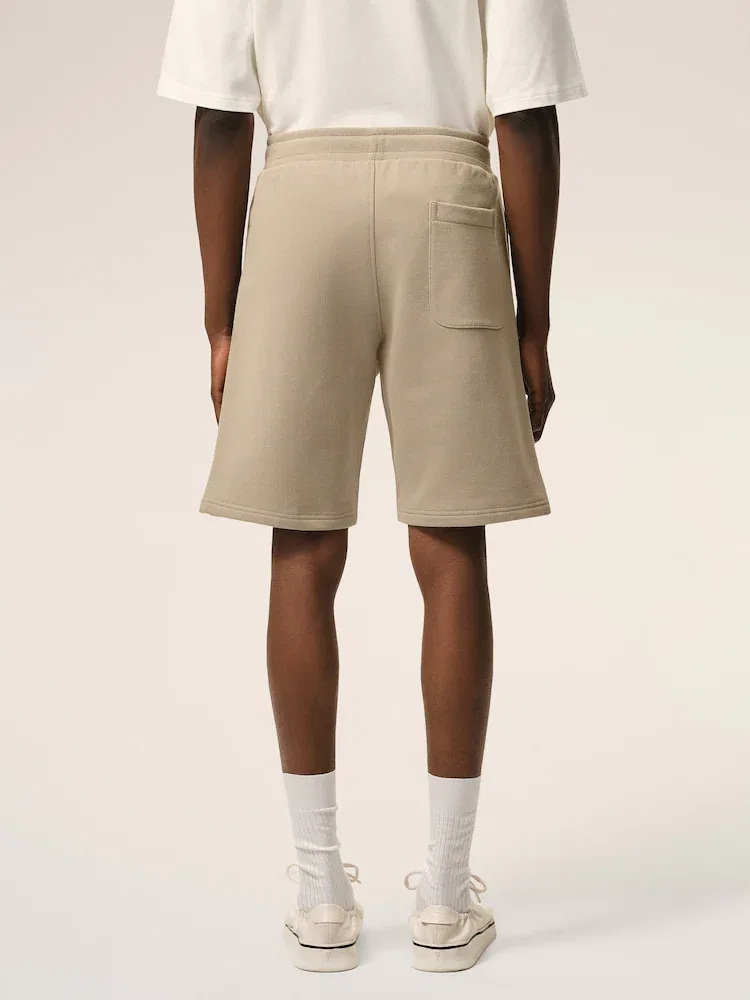 Шорты с вышивкой Small Adc Embossed Short AMI PARIS, Beige Taupe — фото 3