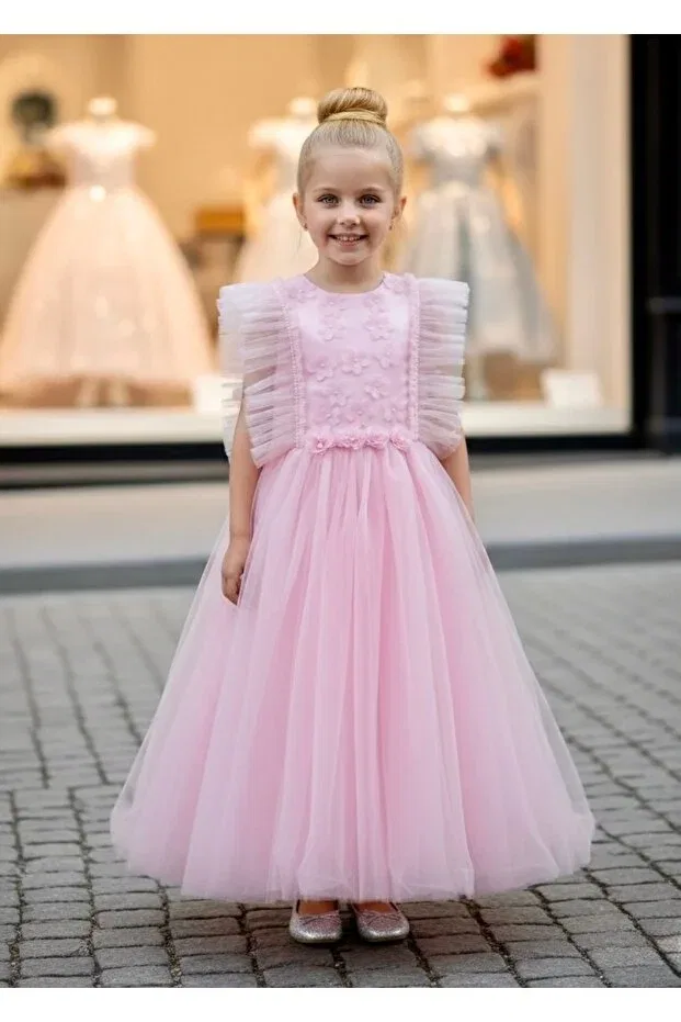 Детское платье для девочек без рукавов Miaras, Pink