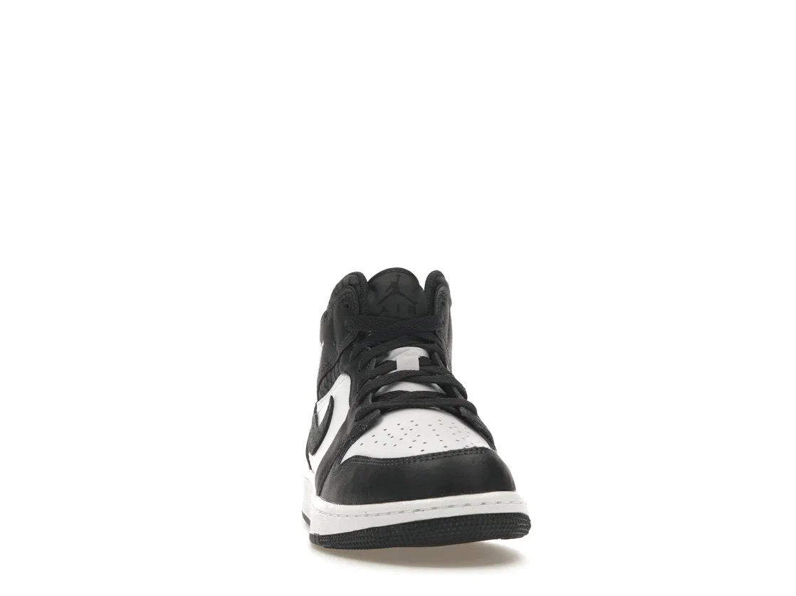 Детские кроссовки Lifestyle с принтом Jordan 1 Mid SE Jordan, Off-Noir/White/Black/Black — фото 2
