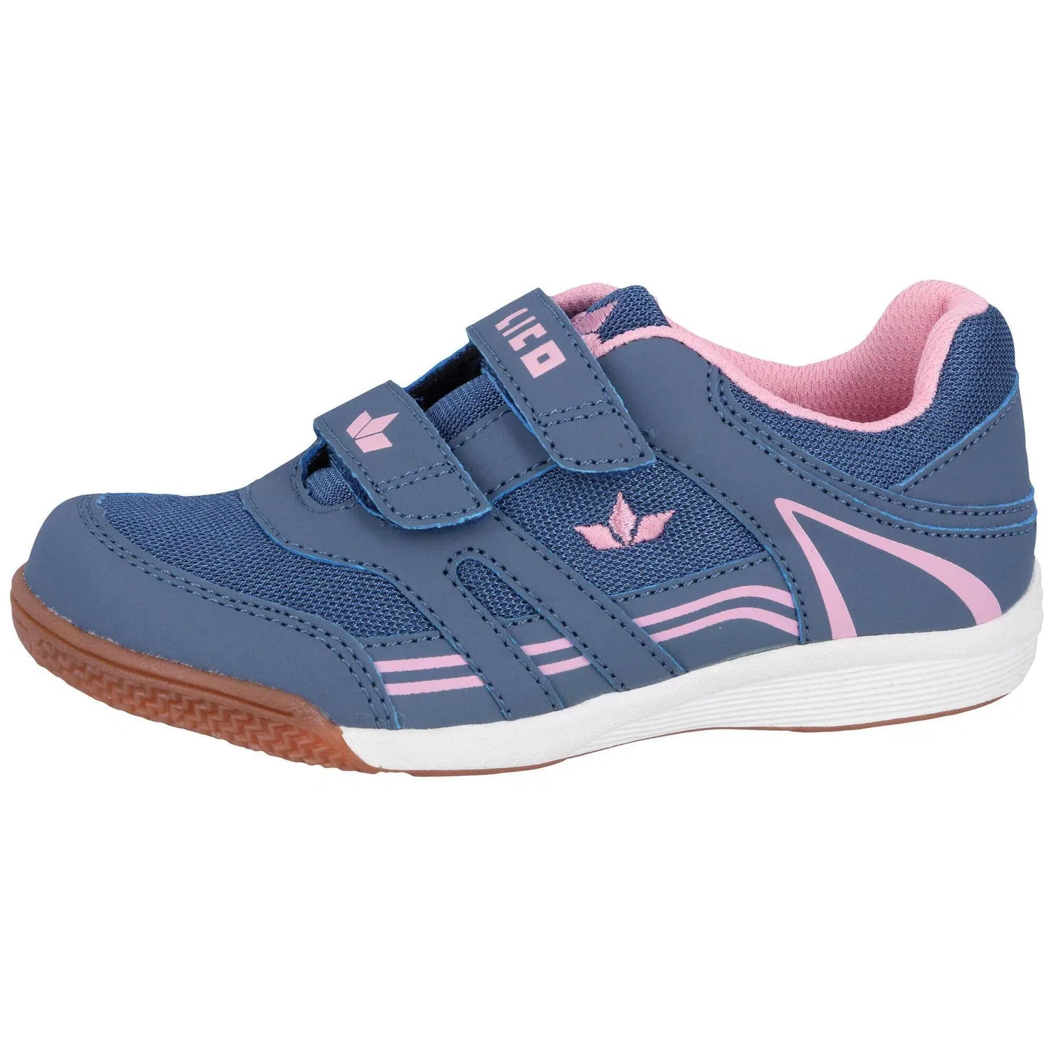 Детские кроссовки с липучкой Lico Active Indoor V, Цвет Grau