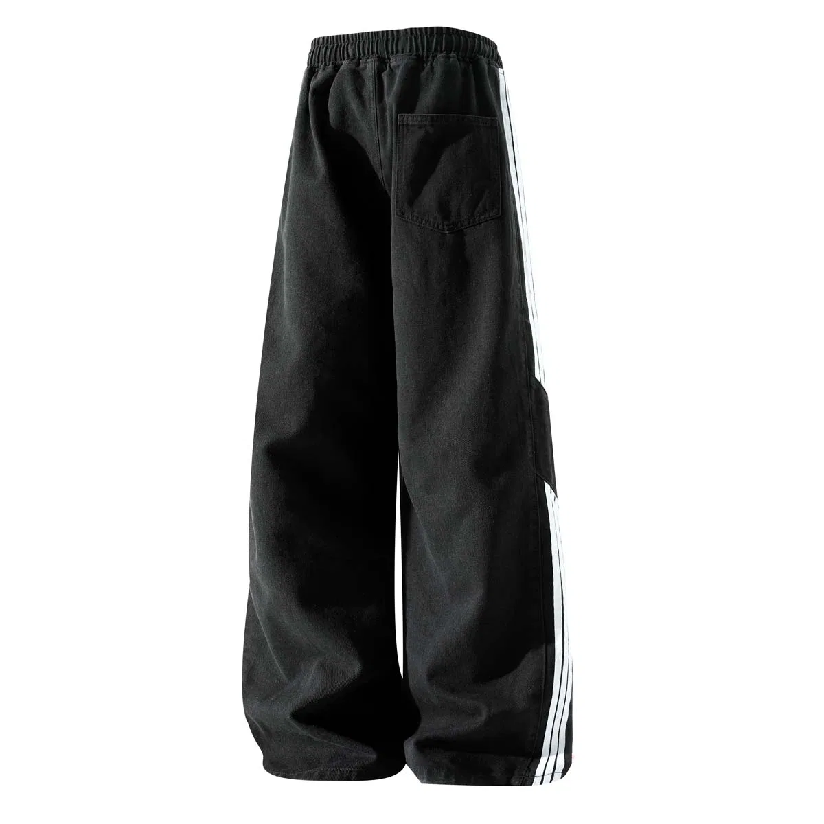 Детские джинсы прямого кроя средней посадки GWAF, Black Fleece-Lined — фото 4