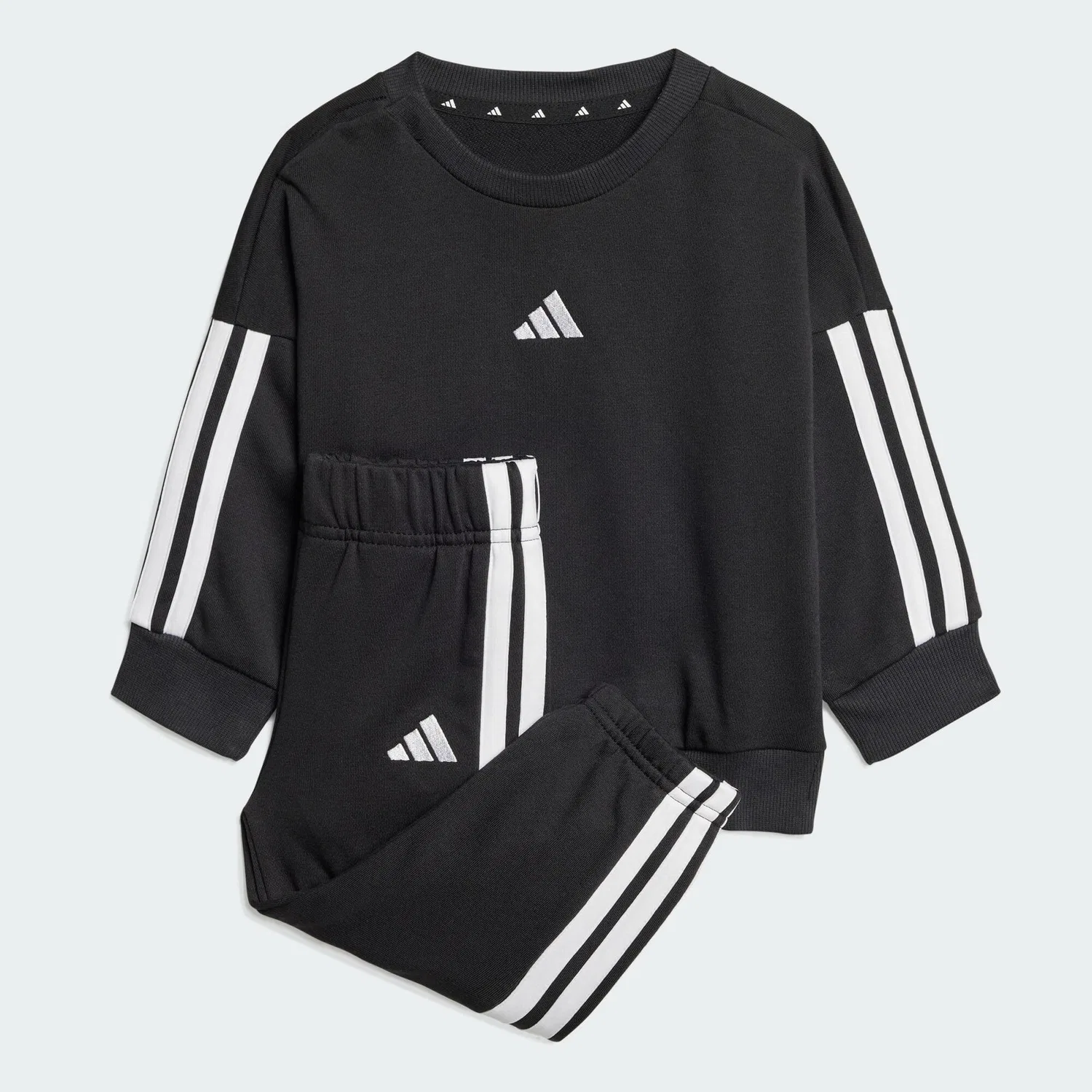 Детский спортивный костюм Essentials Kids Adidas, Schwarz Weiss Schwarz