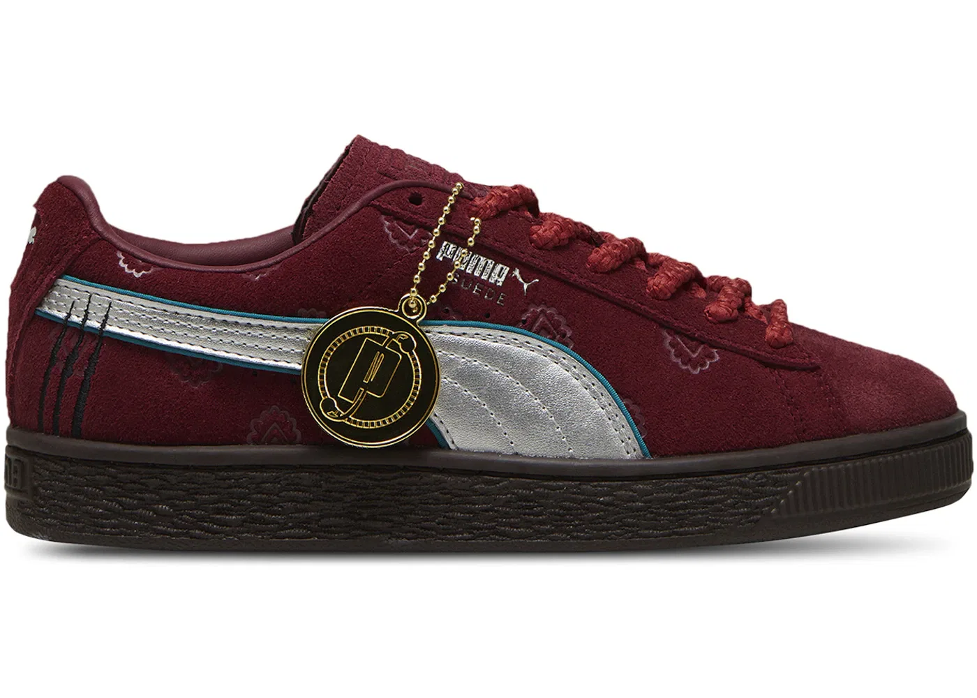 Детский кед Puma Suede One Piece Red-Haired Shanks Puma, Team Regal Red/Silver