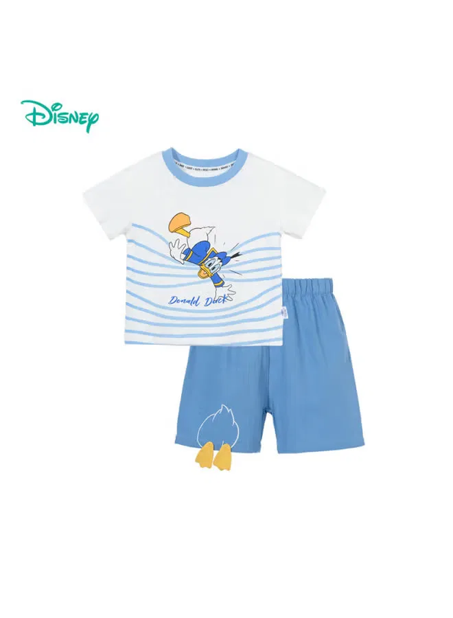Комплект детский с принтом Микки Маус Disney, синий — фото 3