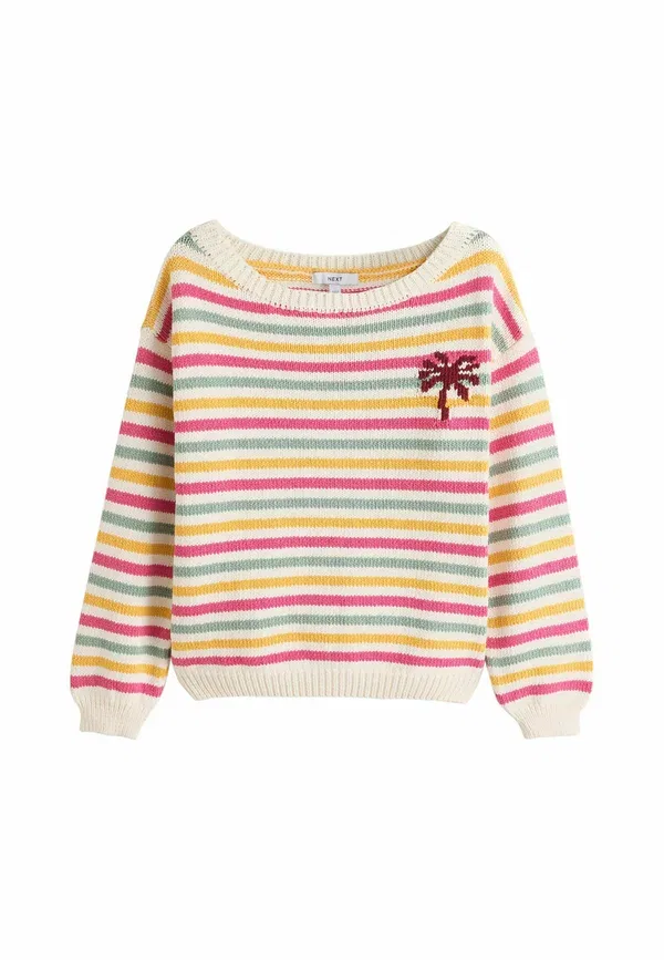 Джемпер полосатый Jumper Next multi stripe back graphic