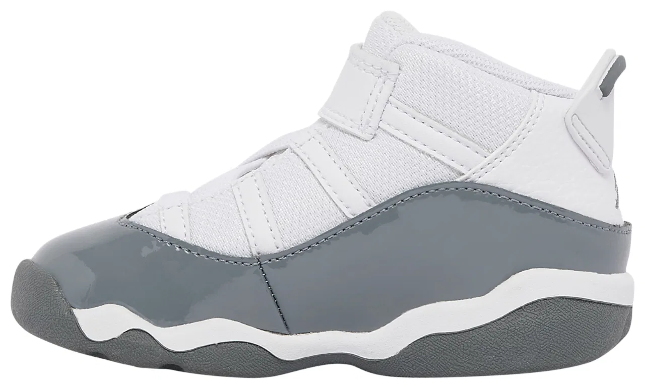Кроссовки для мальчиков Jordan 6 Rings, цвет White/White/Cool Grey — фото 2