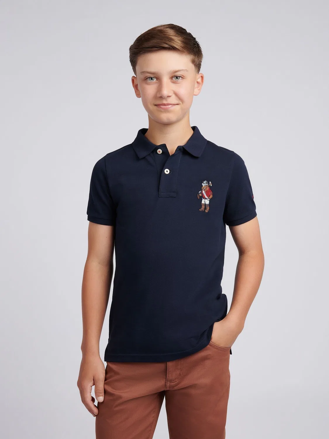 Поло U.S. Polo Assn. Chuck, синий