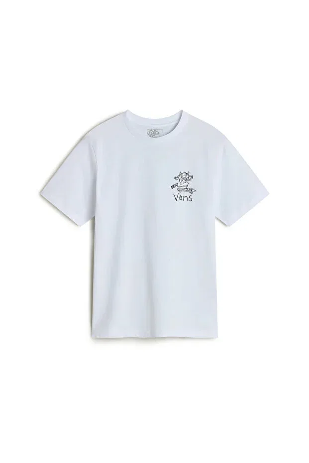 Детская футболка для девочек с принтом By Board Gang Ss Children Tee Vans, White