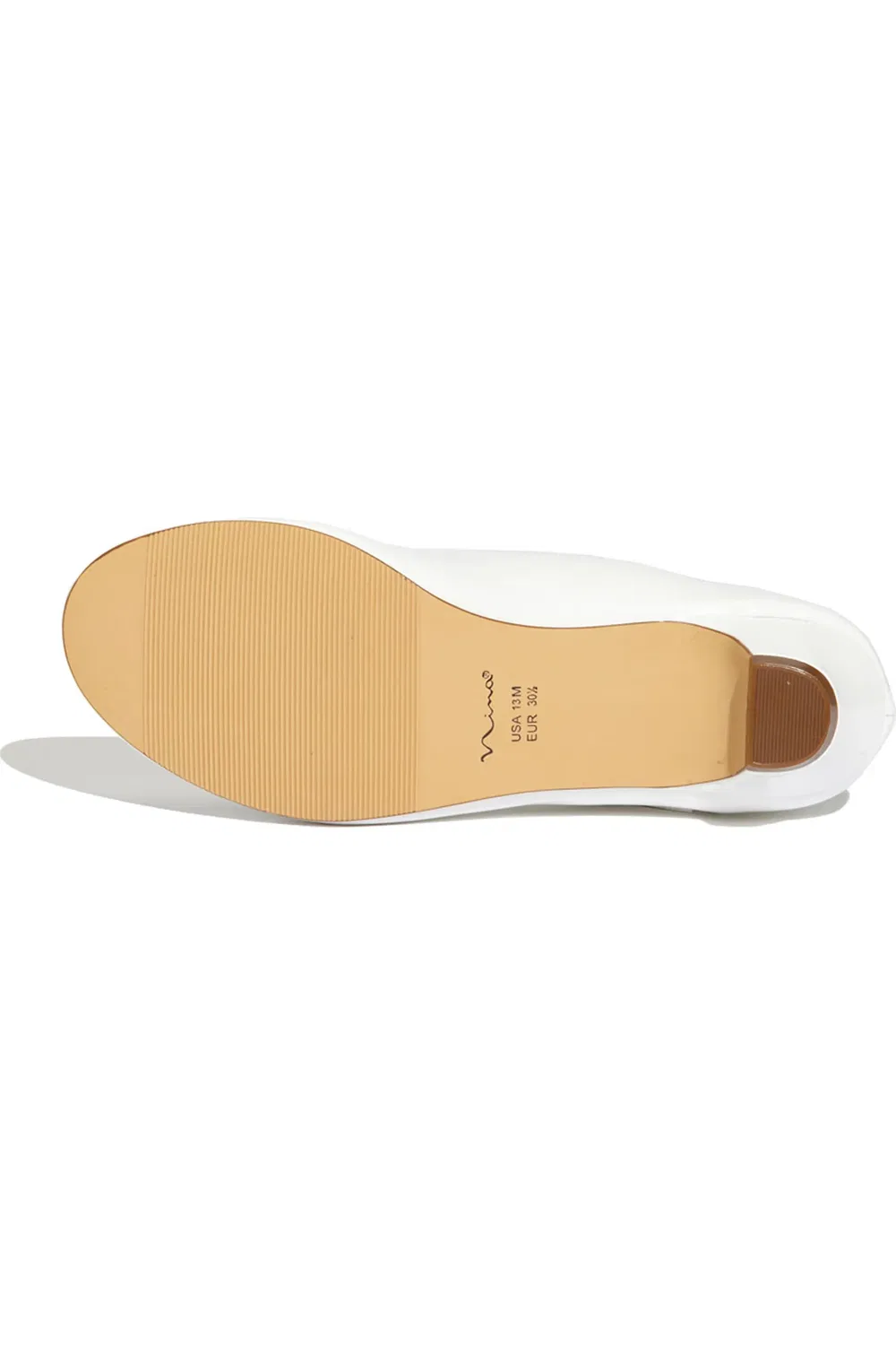 Детские туфли мэри-джейн на каблуке Seeley Nina, White Patent — фото 4