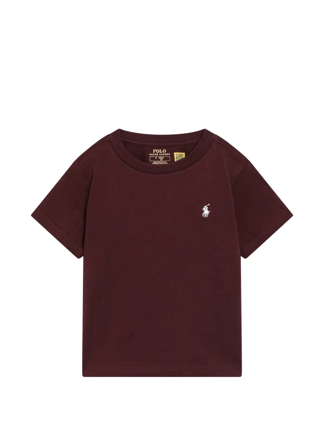 Футболка с короткими рукавами Polo Ralph Lauren Kids, коричневый