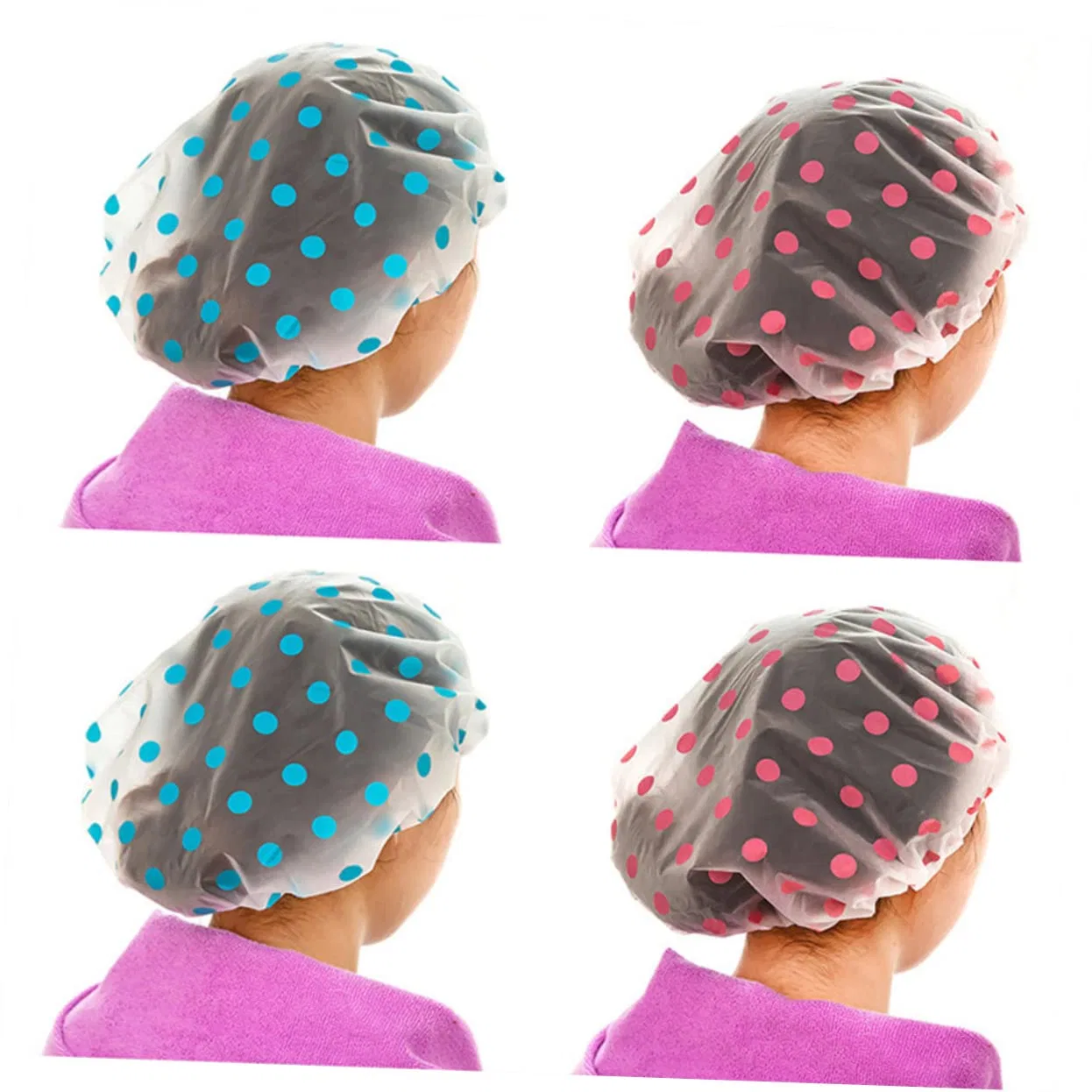 Шапочка для душаs, 10 Pack, SOIMISS, мультиколор — фото 4