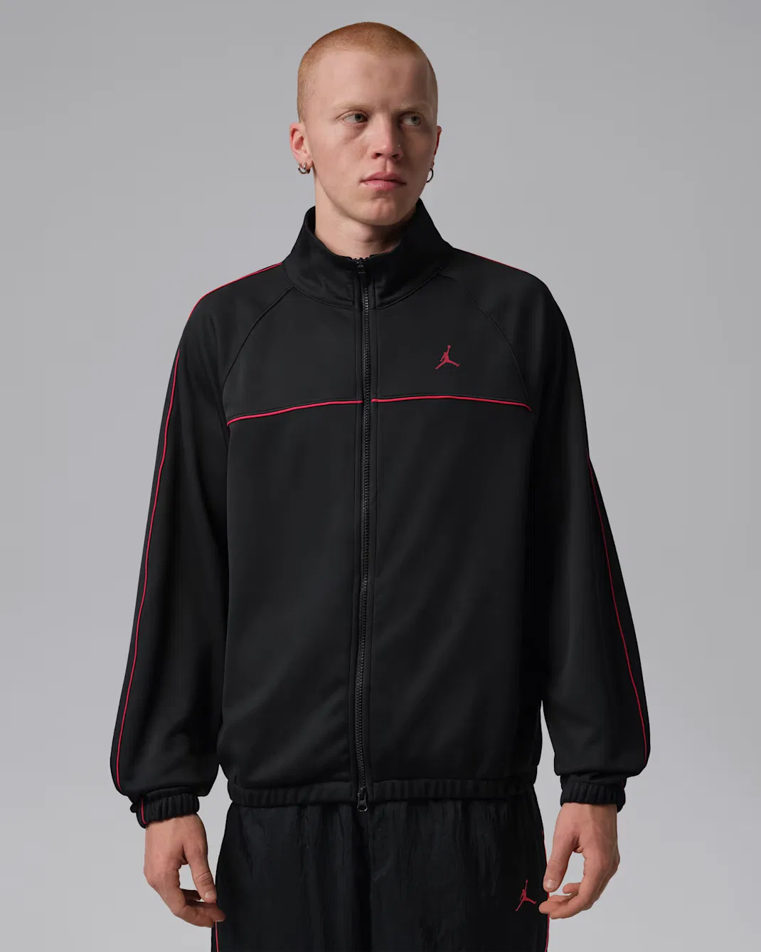 Мужская спортивная куртка Jordan Jumpman, Black/Gym Red/Gym Red
