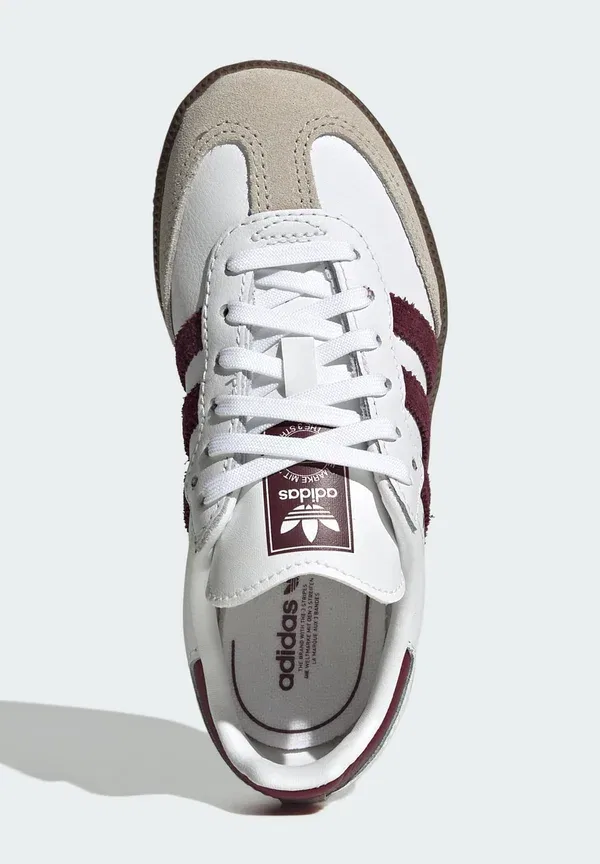 Кроссовки Adidas Originals, белый/бордовый — фото 3