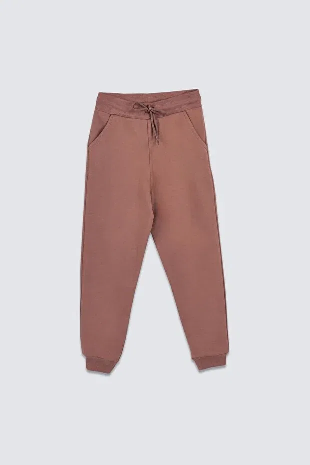 Детские спортивные штаны для девочек с двойными карманами Basic Zuzunga, Brown