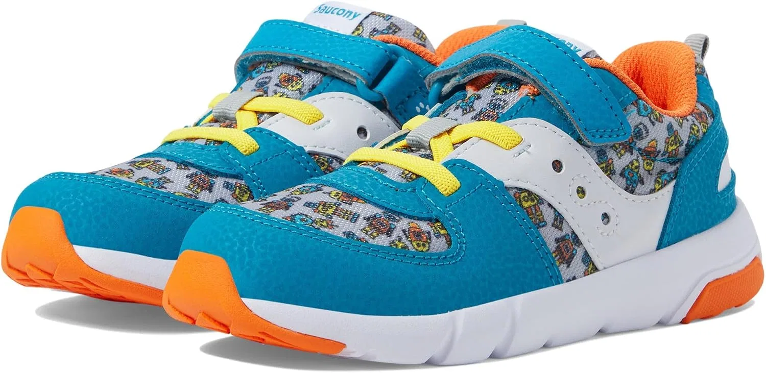 Детские кроссовки для девочек Jazz Lite 2.0 Lx Saucony, Turq/Orange