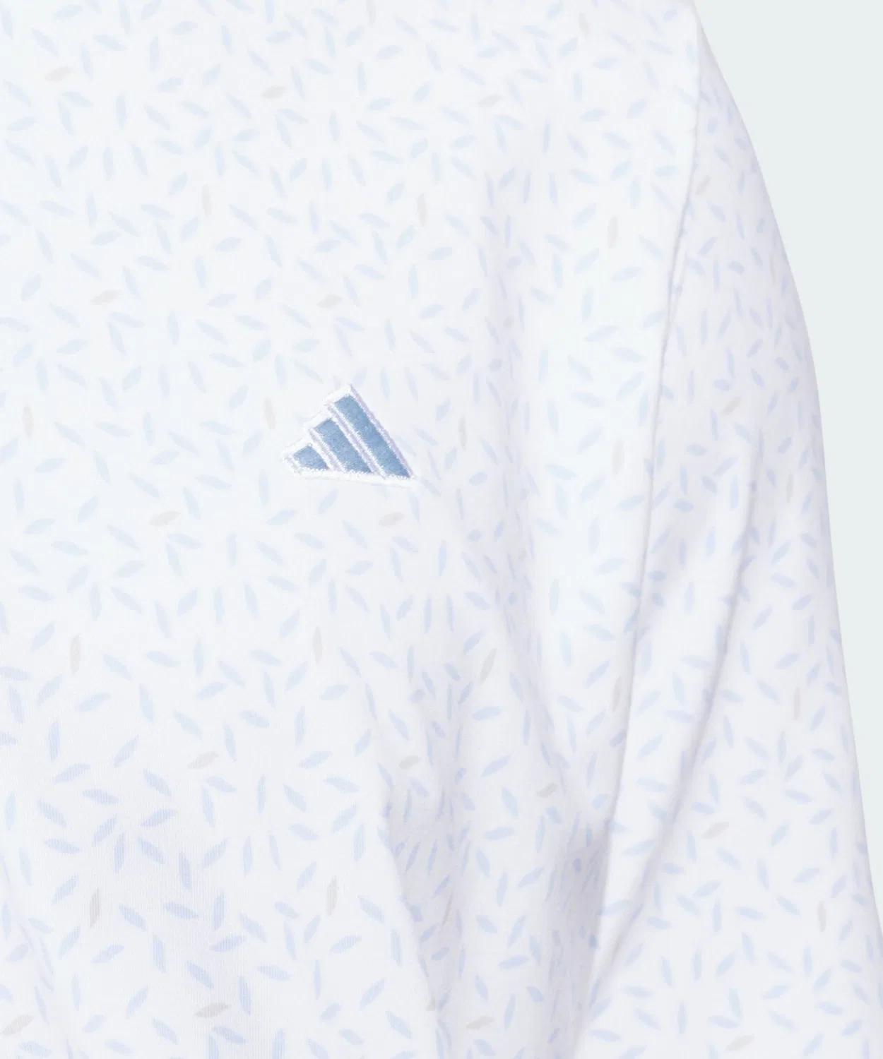 Мужская поло из полиэстера с длинным рукавомUltimate 365+ Soft Print Adidas, Белый X Синий — фото 4