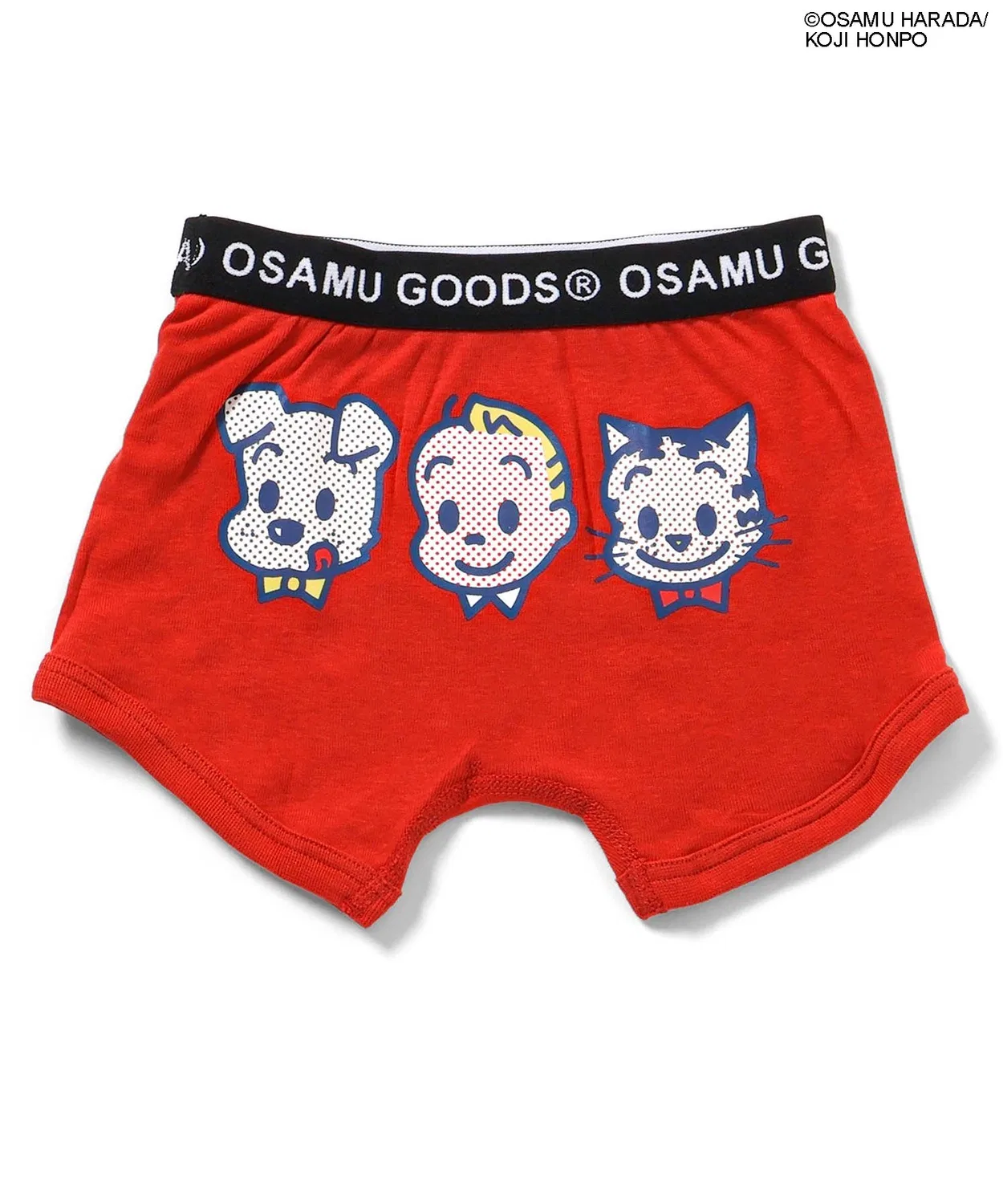 Детские боксерские трусы с принтом OSAMU GOODS, Красный