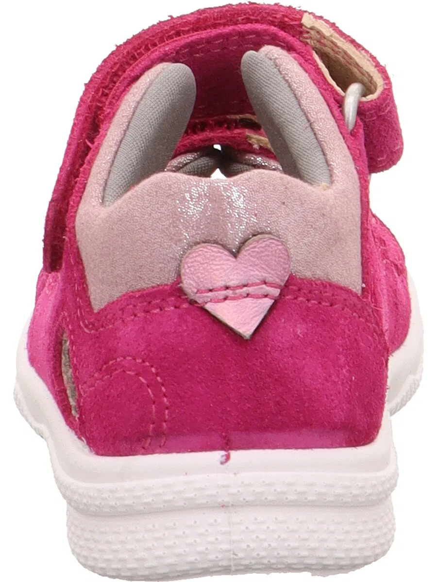 Детские кроссовки SUPERFIT First-Step 'Polly' в нежно-розовом и темно-розовом цветах — фото 4